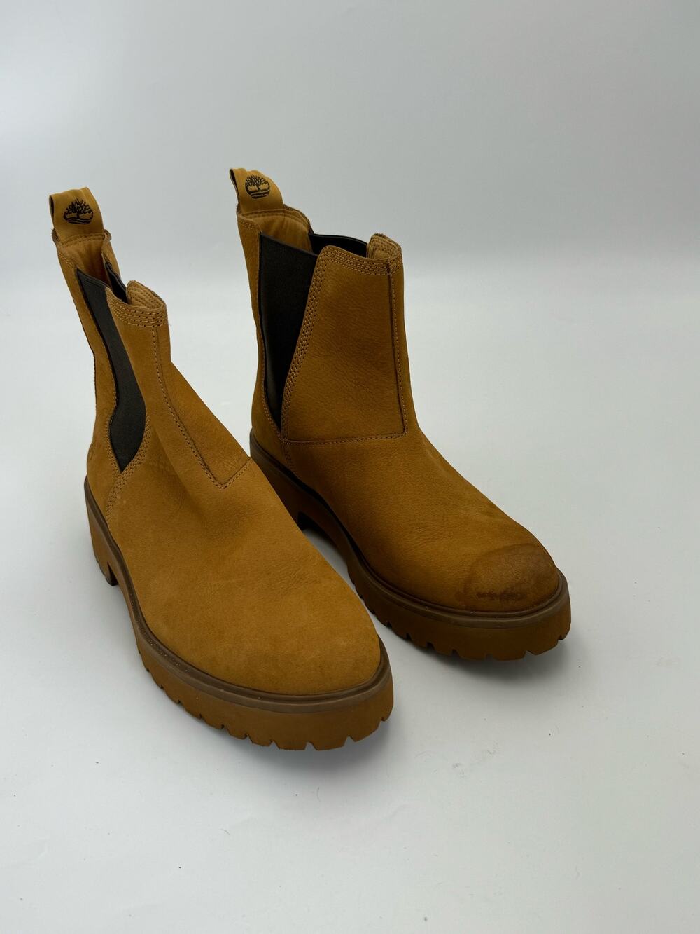 Timberland Women's Size 11 Classic Carnaby Chelsea Ankle Boots Brown